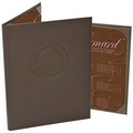 Bonded Leather Double Panel Pocket Menu Cover (8 1/2"x11")